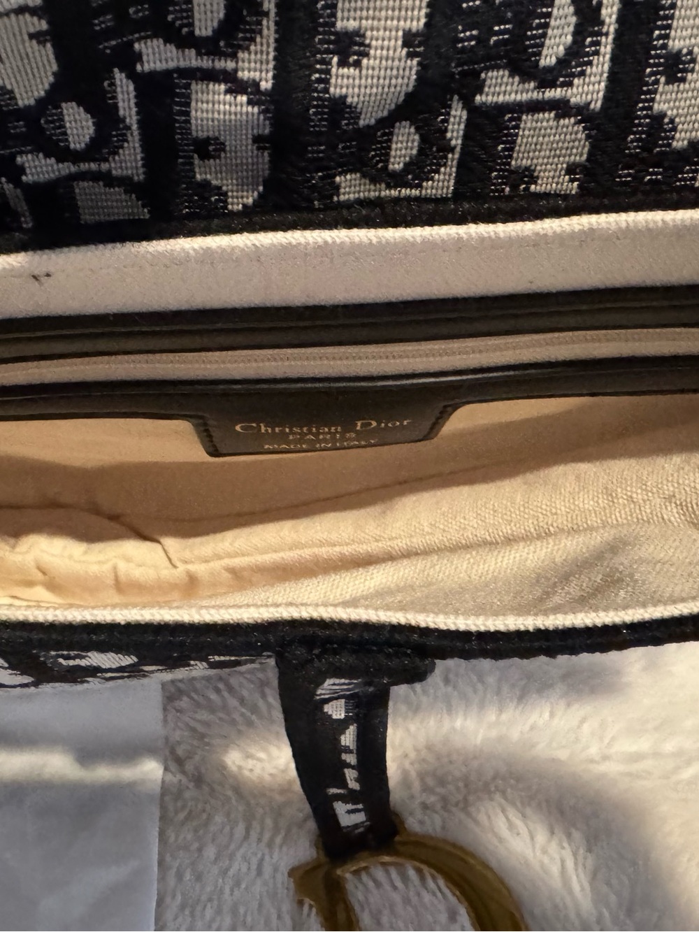 Black & white designer inspired bag - Picture 5 of 5